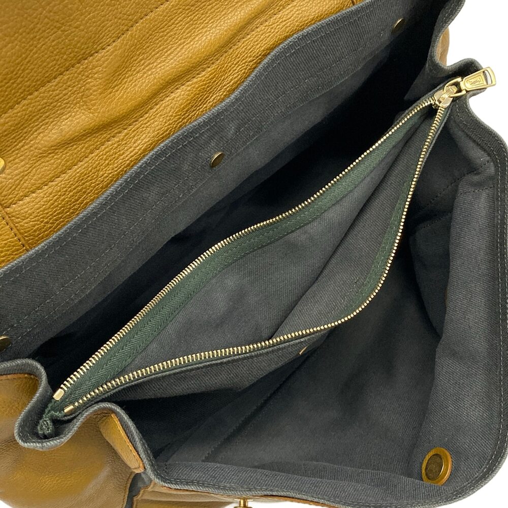 Saint Laurent YvesSaintLaurent Muse Two Handbag 229563 Brown Black Leather - Picture 7 of 15